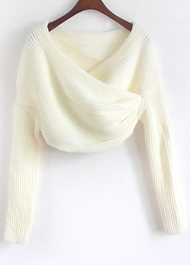 Image of Wool Wrap Pullover