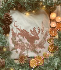 Image 3 of yule jackalope t-shirts