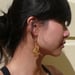 Image of Medium Gold Blossom Earrings
