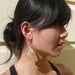 Image of Medium Silver Blossom Earrings