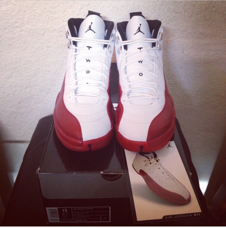 High Top Jordan 12 Cherry Og Air Jordan 12 Retro Cherry (Red/White