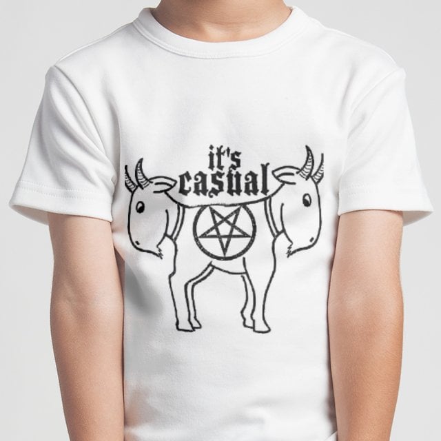 Image of Cute Goat Men's white