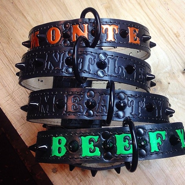 Image of Personalized Leather Collar