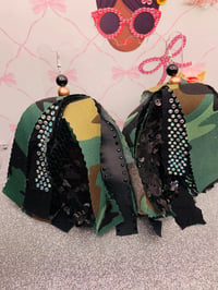 Image 5 of Camoflage  Print  Tassel Earrings