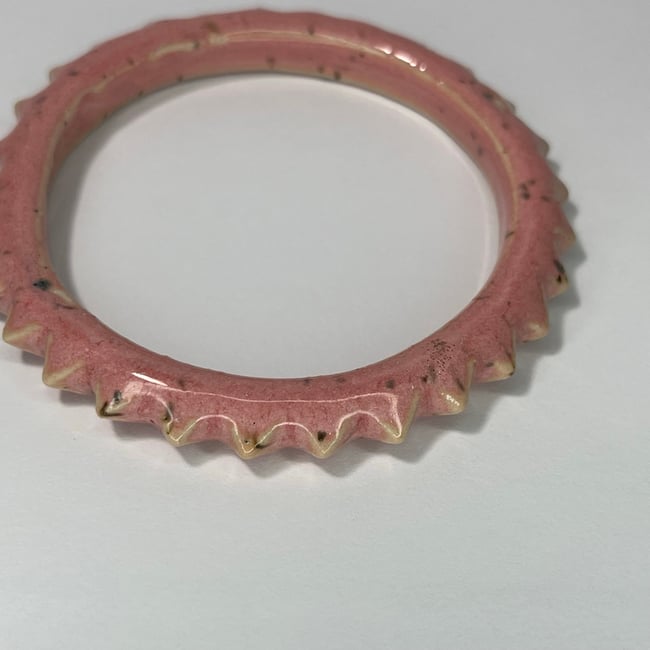 Cherry Blossom Studded Bracelet - 7.75 in Inner Diameter