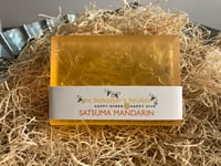 Image 1 of Satsuma Mandarin Honeybee Glycerin Body Bar