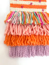 Feeling Peachy. Woven Wall hanging.