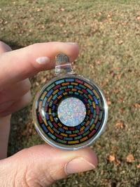 Image 1 of Rainbow Brick w/ 14mm opal coin