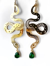 Image 1 of ‘Venom’ // Snake Earrings 