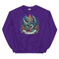 Image 6 of Dragon Fire old school Unisex Sweatshirt