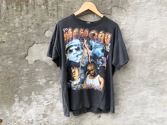 Image of Vintage 90's 2pac & Biggie Smalls Rap Tee 