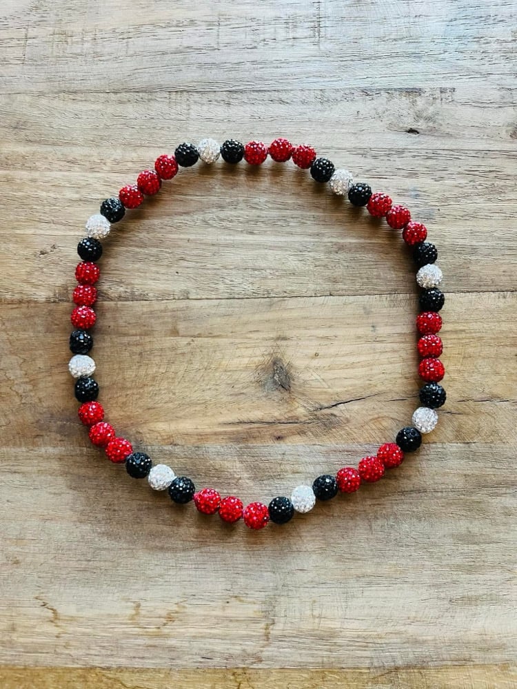 Image of Baseball Bling Necklace - YOU CHOOSE COLORS