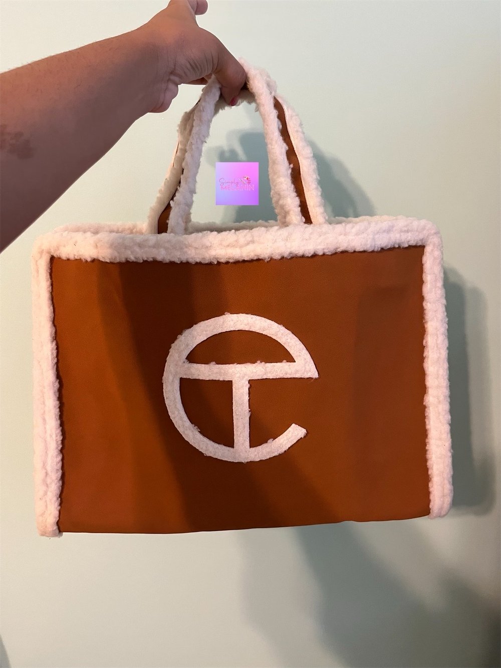 Image of ugg x telfar tote 💜. 