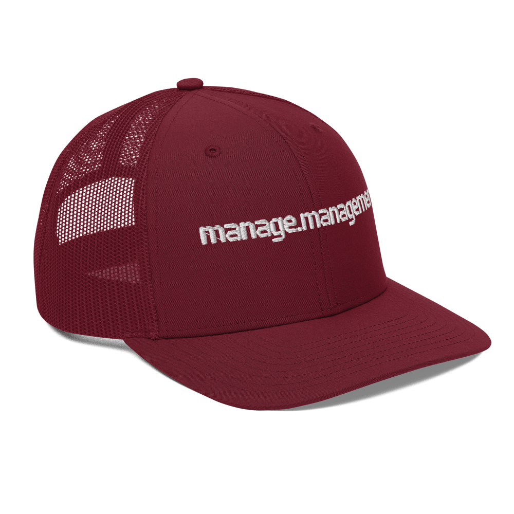 Image of Manage.Management  Cap