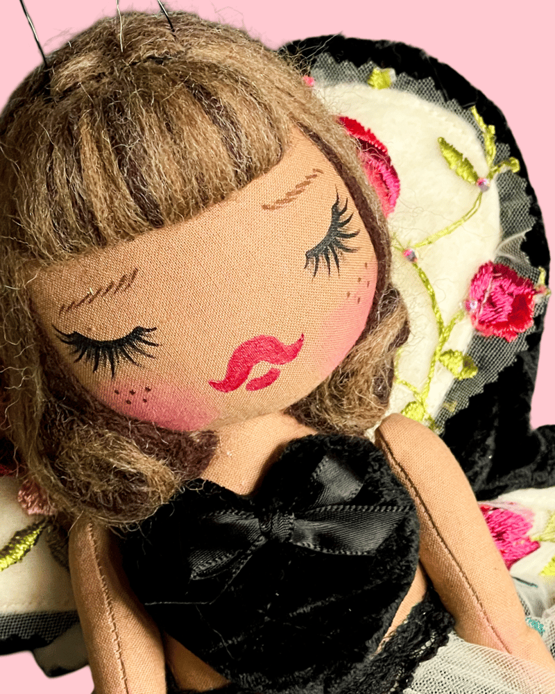 Image of FLY ME AWAY SMALL ART DOLL