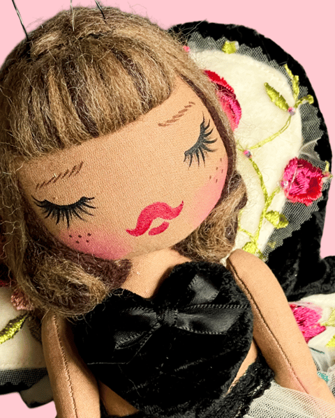 Image of FLY ME AWAY SMALL ART DOLL