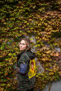 Image 3 of Ill mind if Siri camo Jean jacket 