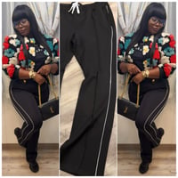 Image 1 of Small-2x Black unisex joggers *runs oversized recommend go down a size 