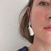 Image 1 of Silver Party Earrings - Uisce Pool Earrings 