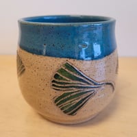 Image 2 of Ginkgo Leaves Speckled Mug