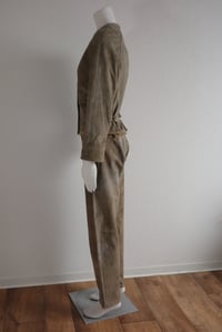 Image 2 of Suede Jacket & Pants Set