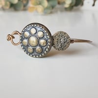 Image 1 of "Courage" vintage button bracelet