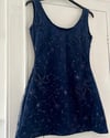 The Midnight Dress Velvet Navy Embellished Tulle Dress