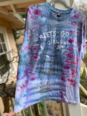 Image of XL Let's Go Girls Tie Dye Shirt 4