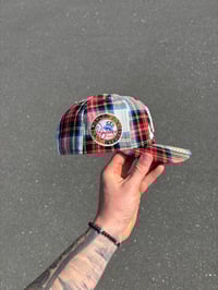Image 4 of PLAID NEW YORK YANKEES CUSTOM FITTED CAP (BIRTH YEAR)