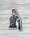 Sally & Jack Tombstone | 3’ Inch Matte Vinyl Sticker