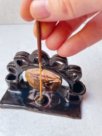 Image 3 of Golden Pentacle Incense Burner