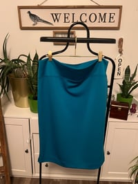 Image 1 of Turquoise light scuba skirt 