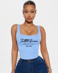 TATTD QUEEN ORIGINAL TANK!! BABY BLUE 🩵