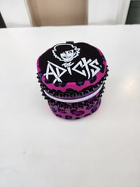 Image 4 of Punk rock circle pouch with studs | Adicts | Crass | Special Duties