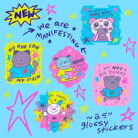 Image 1 of We Are Manifesting Stickers