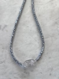 Image 2 of *new* SILVER HEMATITE HORIZONS necklace
