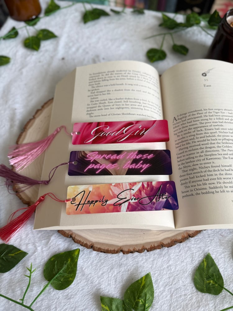 Image of Bookmarks with bookish sayings