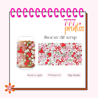 Spring Fresas UV DTF Cup wrap