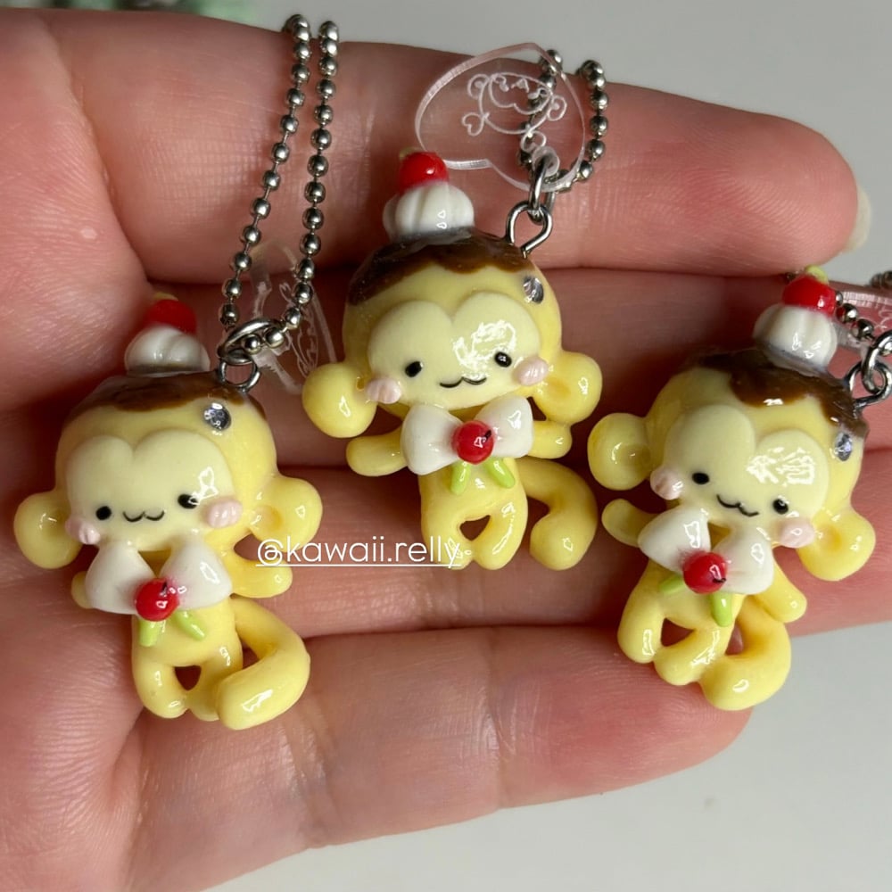 Image of Pudding Momo - ball keychain 