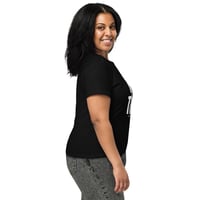 Image 3 of IT'S THAT TIME - Women’s Black High-Waisted Tee
