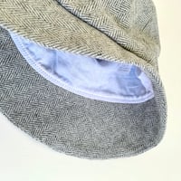 Image 3 of Wool cloche grey herringbone