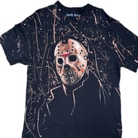 Image 1 of “JASON” Custom Bleach Painted T-Shirt XL