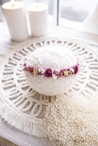 Image 4 of Halo mohair fushia