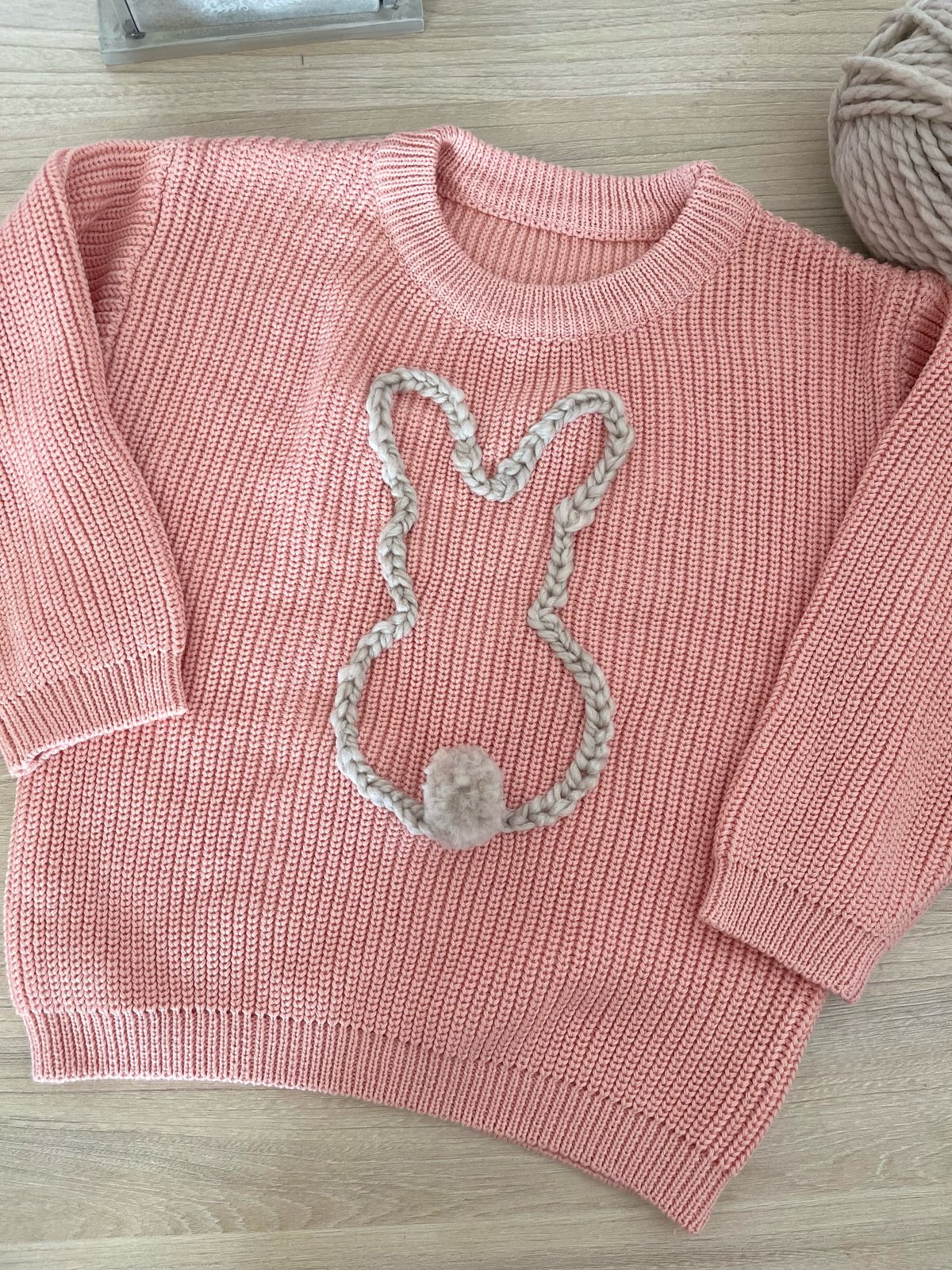 Image of Easter bunny embroidered jumper 