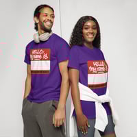 Image 6 of Customizable "Hello, My Name Is" Graffiti T-Shirt
