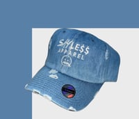 Distressed Dad Hats (Denim)