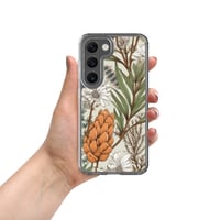 Image 7 of Art Nouveau Inspired Light and Airy Boho Floral Sketch Clear Case for Samsung®