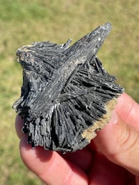 Image 8 of Black Kyanite Fan Specimen #1975