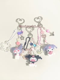𐙚 Kuromi Figure Keychains ᡣ𐭩ྀིྀི