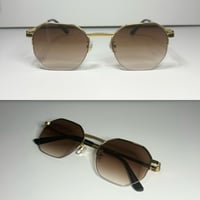 Image 1 of Brown & Gold - Smaller Lenses